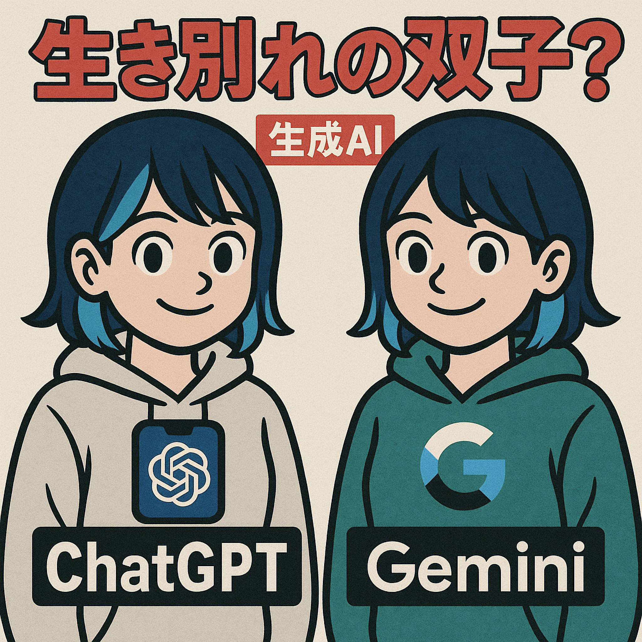 生き別れの双子？Google Geminiを試してみた！