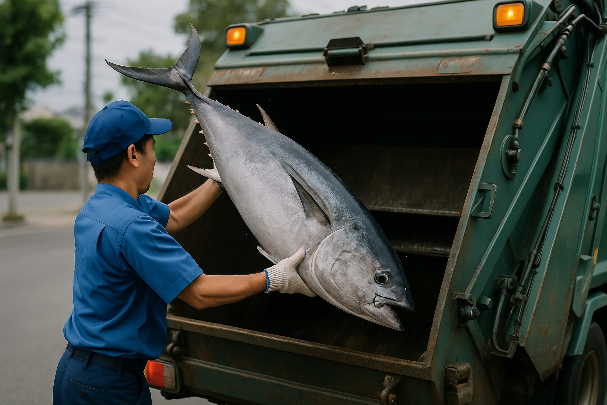 毎日どれくらいマグロのクズが出てるの？